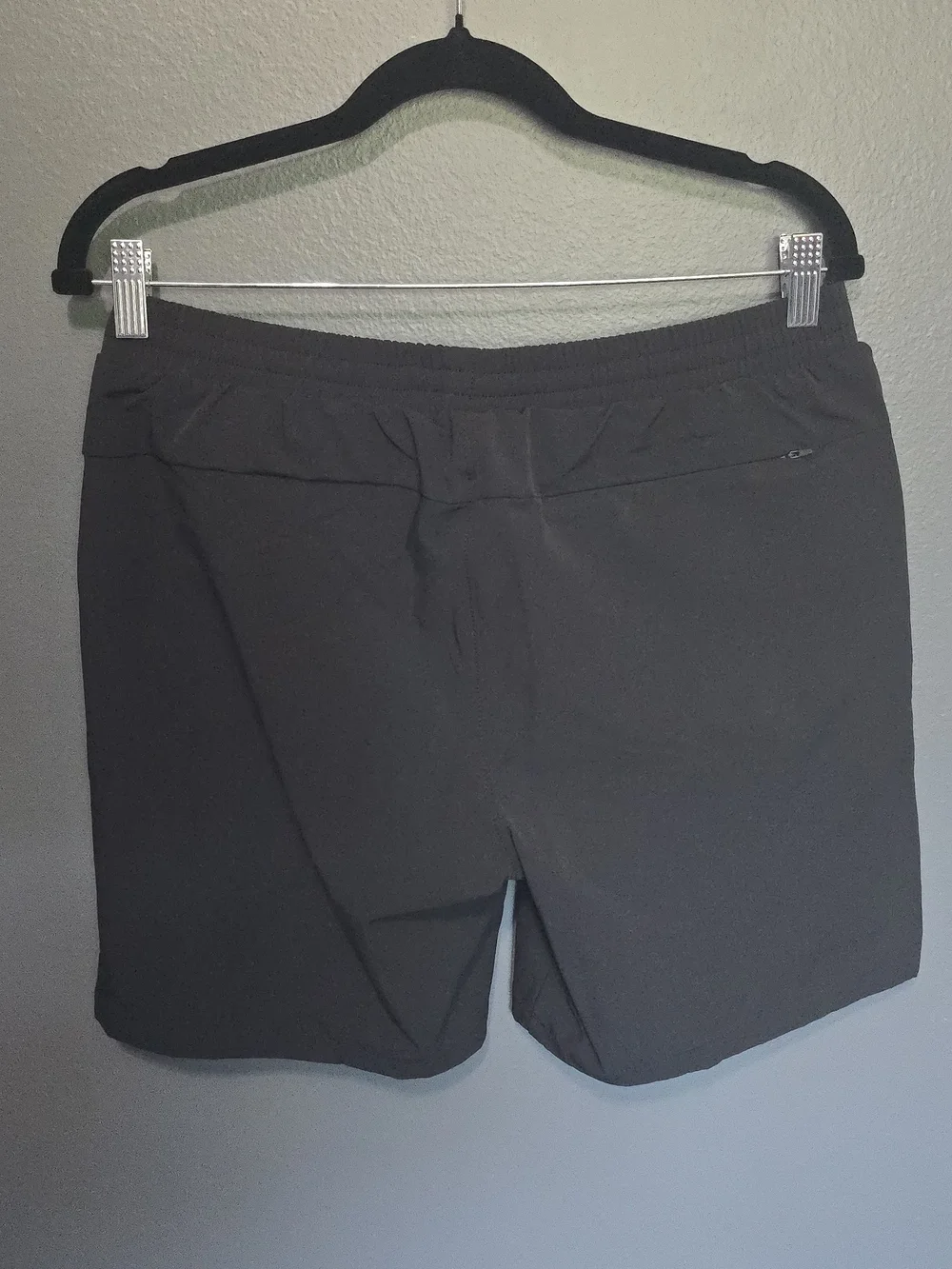 FLX Active Outdoors Elastic-Waist Black Shorts  7